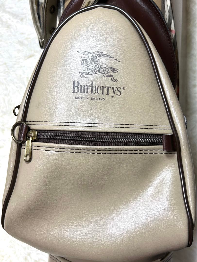 Burberrysバーバリー　ノバチェック　キャディバッグ ベージュ ゴルフ