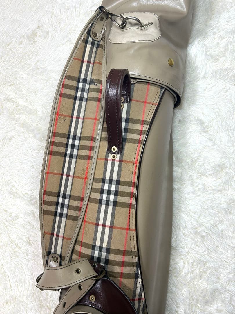 Burberrysバーバリー　ノバチェック　キャディバッグ ベージュ ゴルフ