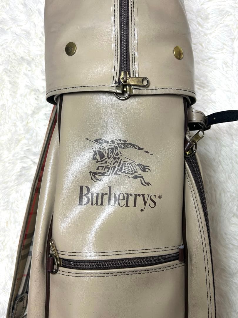 Burberrysバーバリー　ノバチェック　キャディバッグ ベージュ ゴルフ