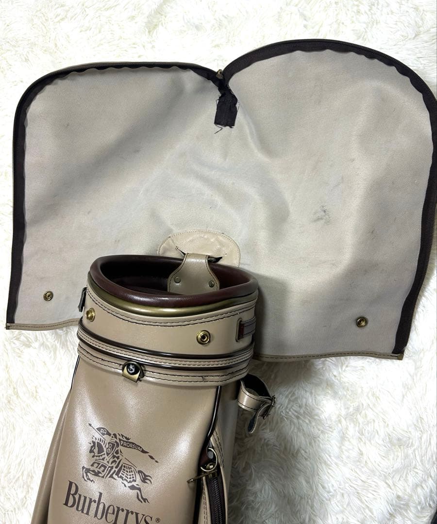 Burberrysバーバリー　ノバチェック　キャディバッグ ベージュ ゴルフ