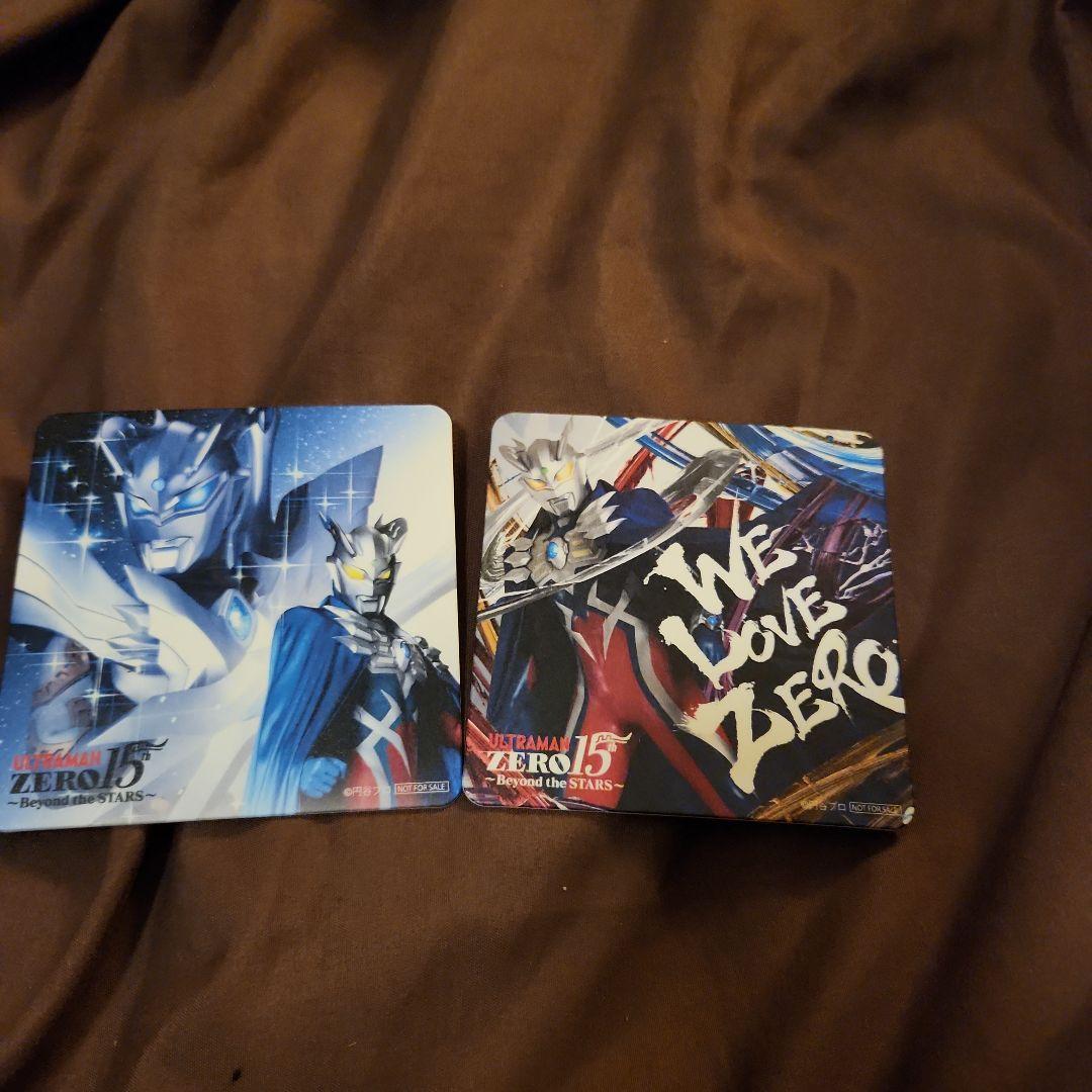 ウルトラマンゼロ15周年展　非売品コースター