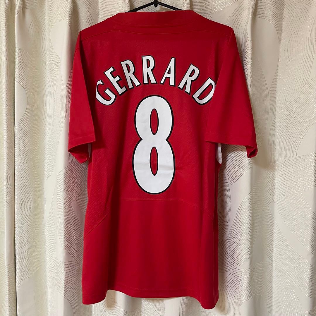 リバプール2004/05ジェラードホームサッカーユニフォームfootball