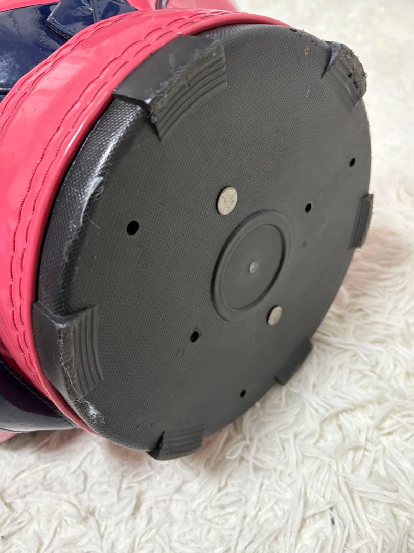 パーリーゲイツ キャディバッグ 9型　ネイビー ピンク ブラック　ニコちゃん