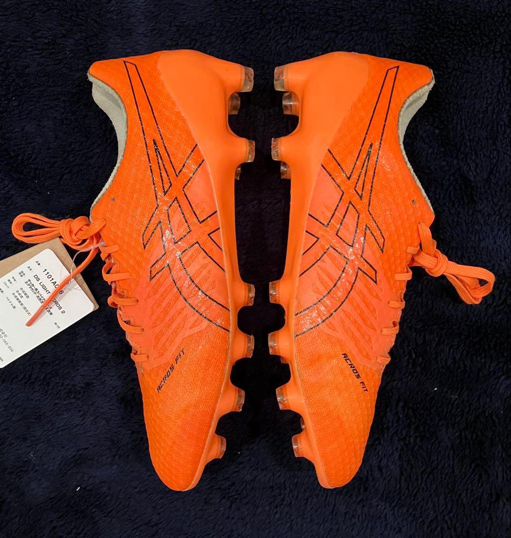 <美品>アシックス DS LIGHT ACROS 2 サッカースパイク