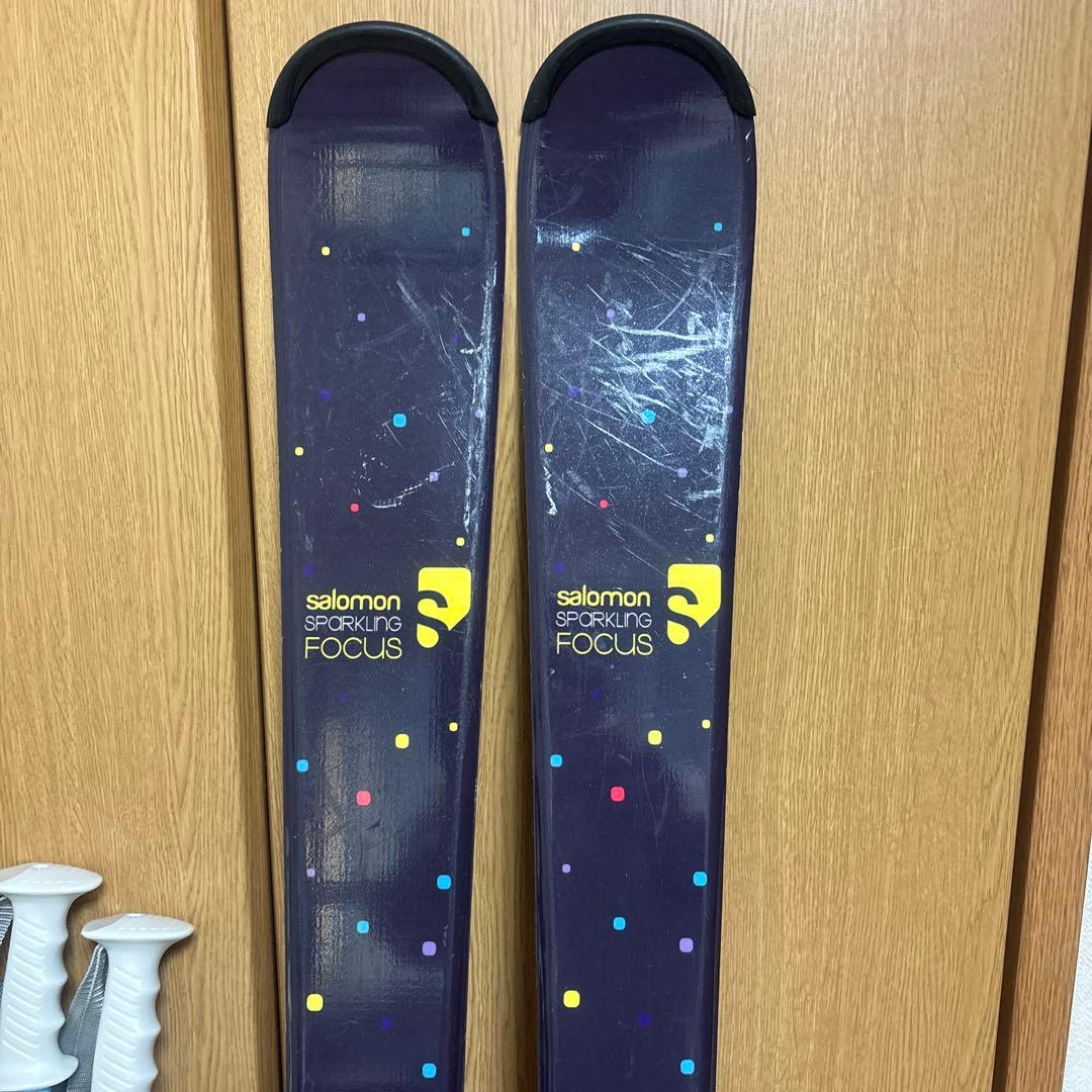 Salomon Ski Focus 155cm ポール付き
