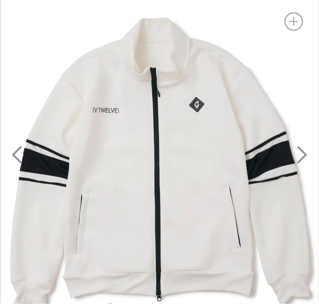 新品未使用　V12 V TWELVE ホワイト ジップアップセーター