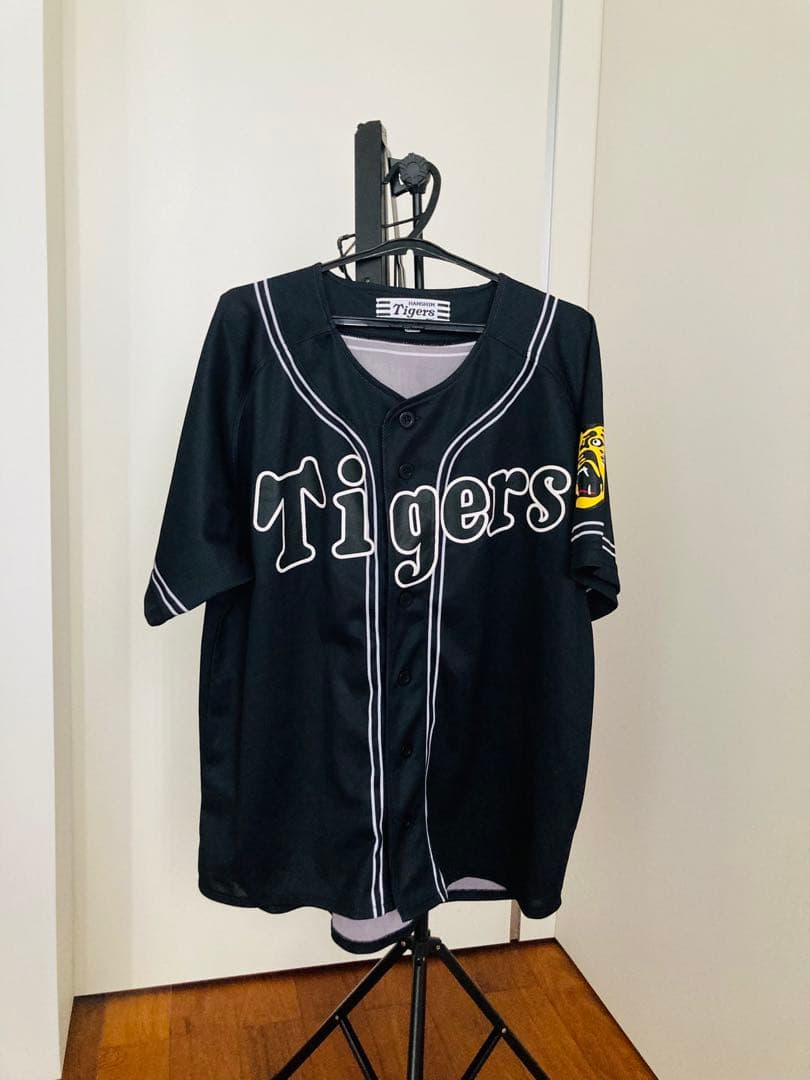 阪神タイガース 糸井嘉男　ビジター　ブラック　ユニフォーム　ミズノ　プリント　S