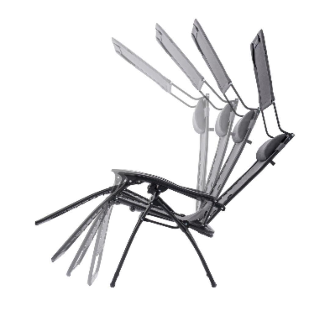 【新品】折りたたみ式　リクライニングチェア　サンシェード付き