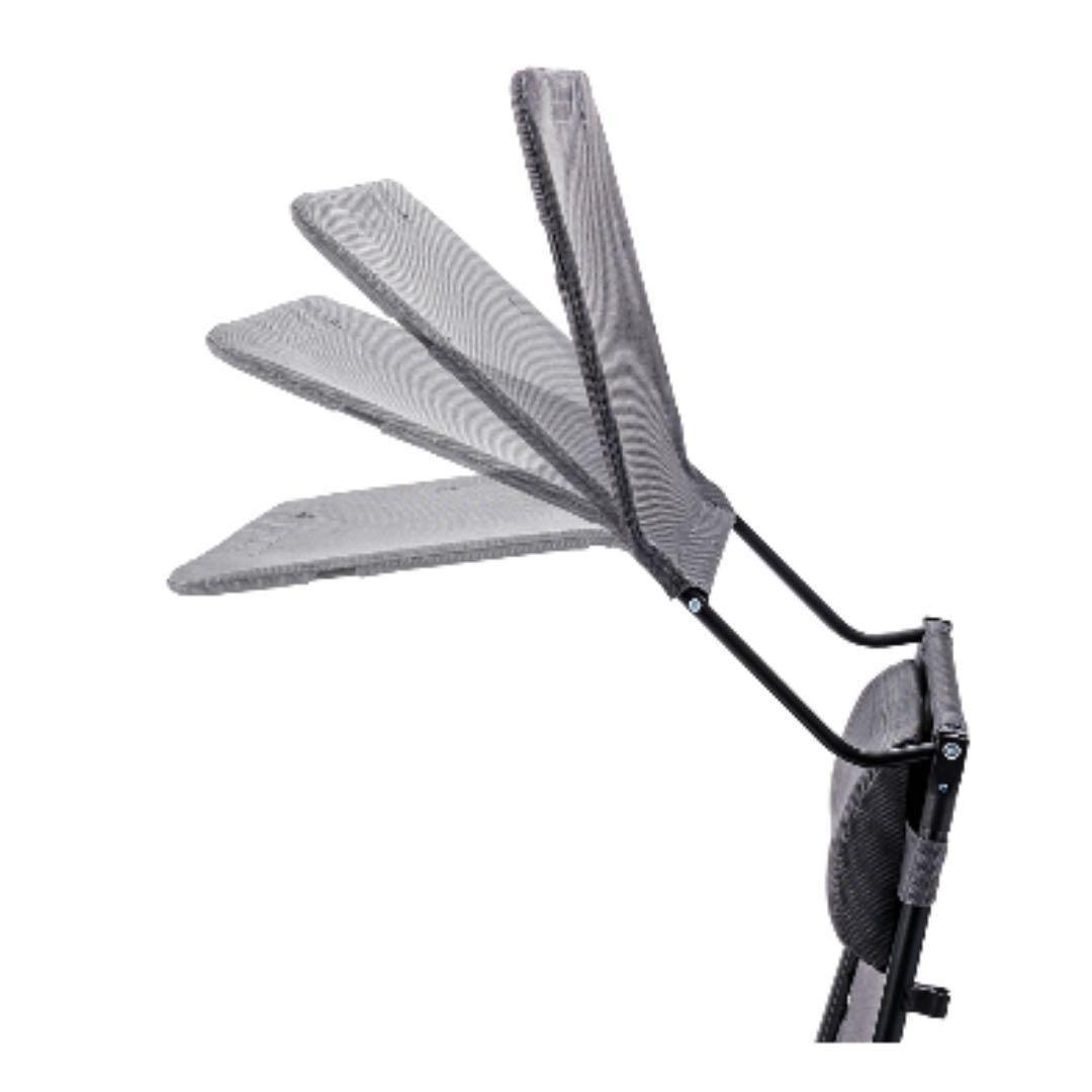 【新品】折りたたみ式　リクライニングチェア　サンシェード付き