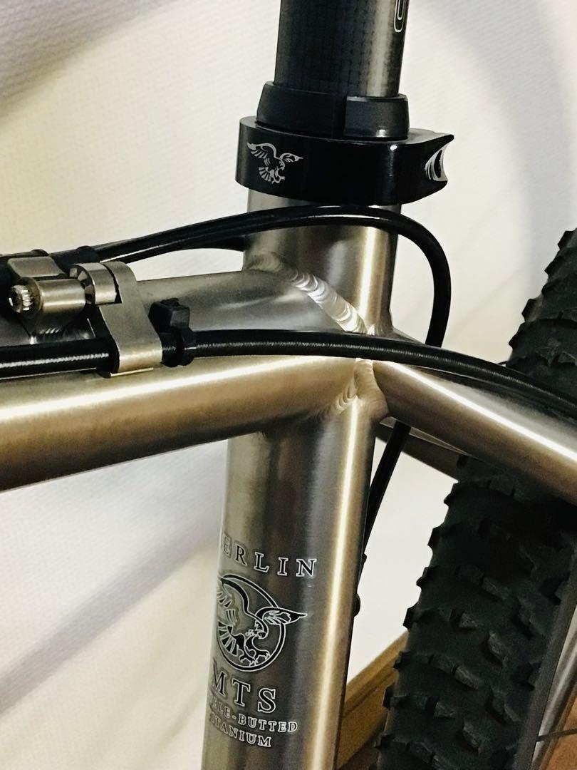 MERLIN MTB チタニウム XLM 半完成車 S 未走行車 ホイール無し