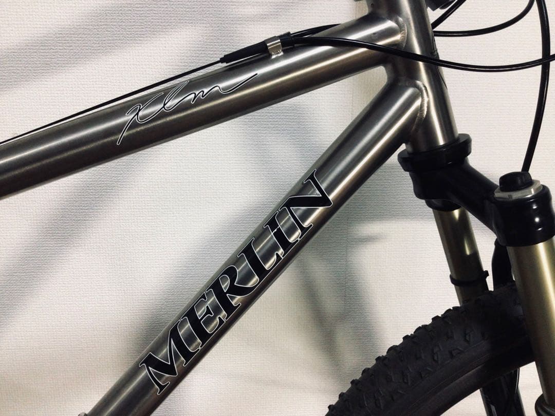 MERLIN MTB チタニウム XLM 半完成車 S 未走行車 ホイール無し