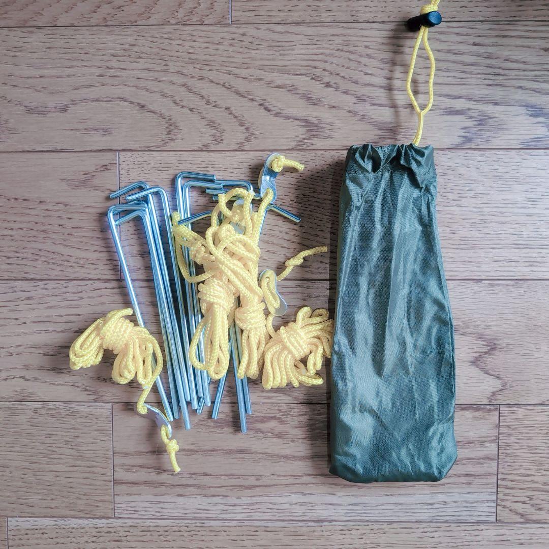 美品 コールマン テント 別売り グランドシート キャノピーポール 付き