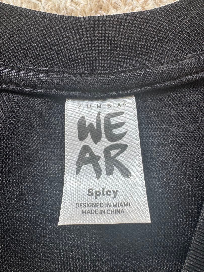 ZUMBA スパンコールロゴ　メッシュTシャツ　S 新品未使用　タグなし　正規品
