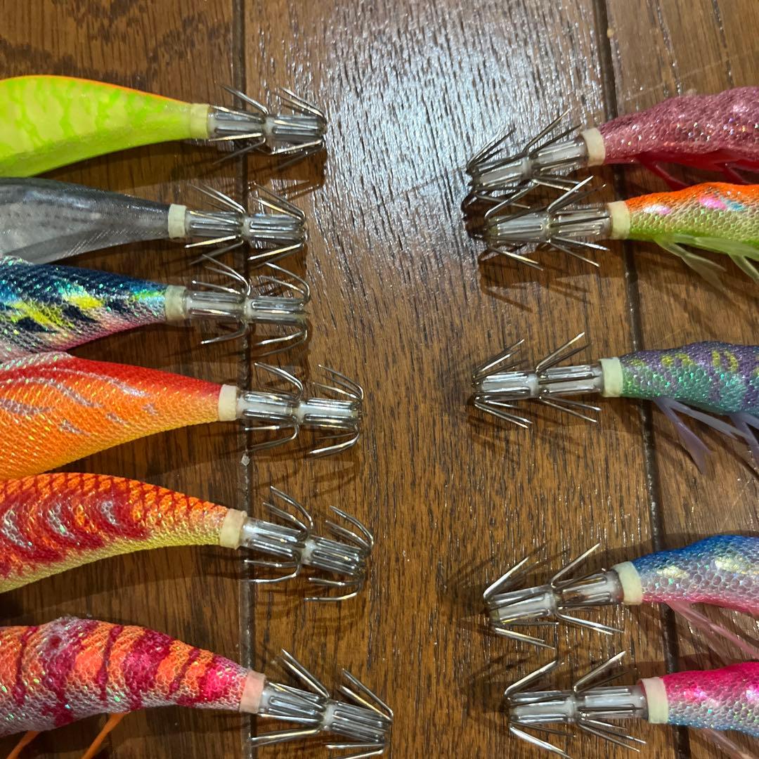 デュエル　パタパタ　エギ　3号　18本セット　デュエルのケース付き！