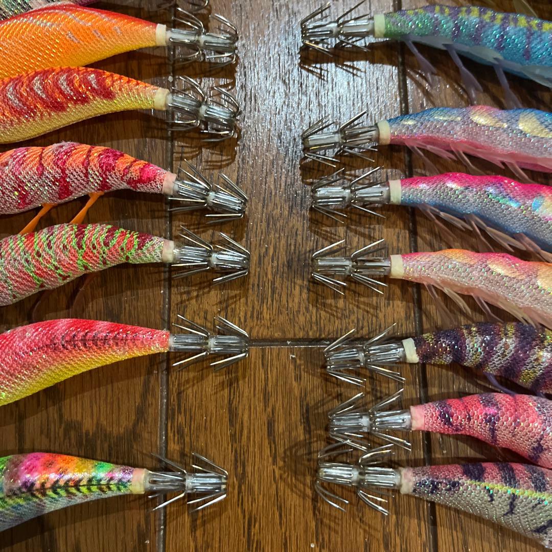 デュエル　パタパタ　エギ　3号　18本セット　デュエルのケース付き！
