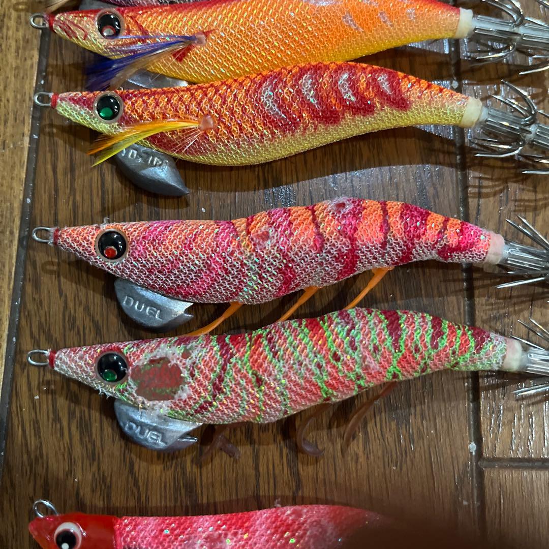 デュエル　パタパタ　エギ　3号　18本セット　デュエルのケース付き！