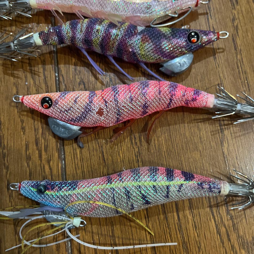 デュエル　パタパタ　エギ　3号　18本セット　デュエルのケース付き！