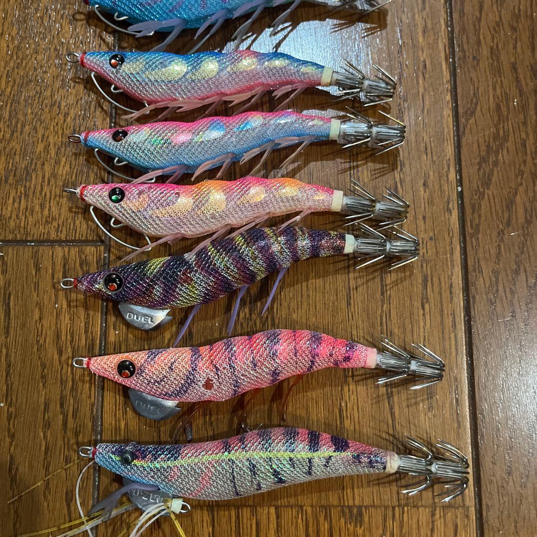 デュエル　パタパタ　エギ　3号　18本セット　デュエルのケース付き！