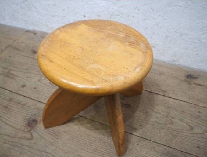 1028 ヴィンテージ　回転椅子　イス　スツール　丸椅子　リビング　レトロ　家具