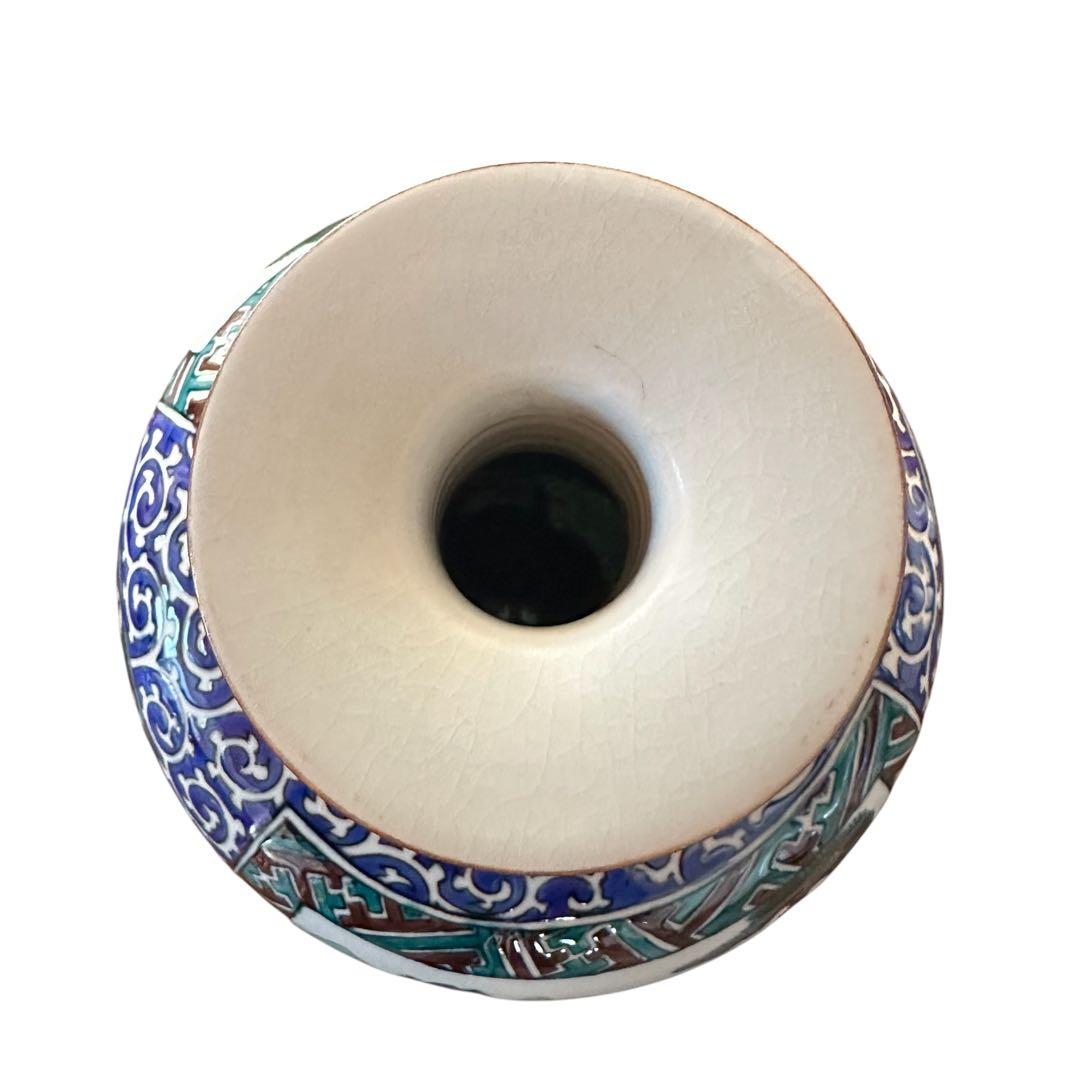 九谷焼　クタニヤキ　壺　レトロ