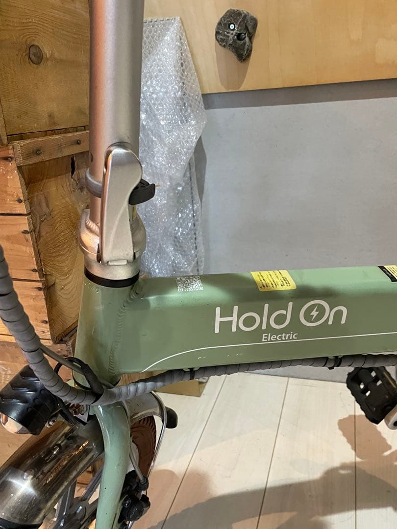電動自転車　hold on 抹茶グリーン