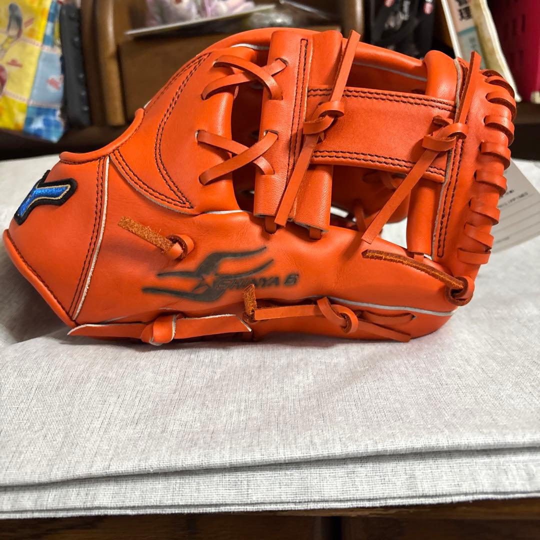 未使用　ミズノプロ　宮本慎也 引退試合記念モデル　グローブ 一般軟式 内野手　右