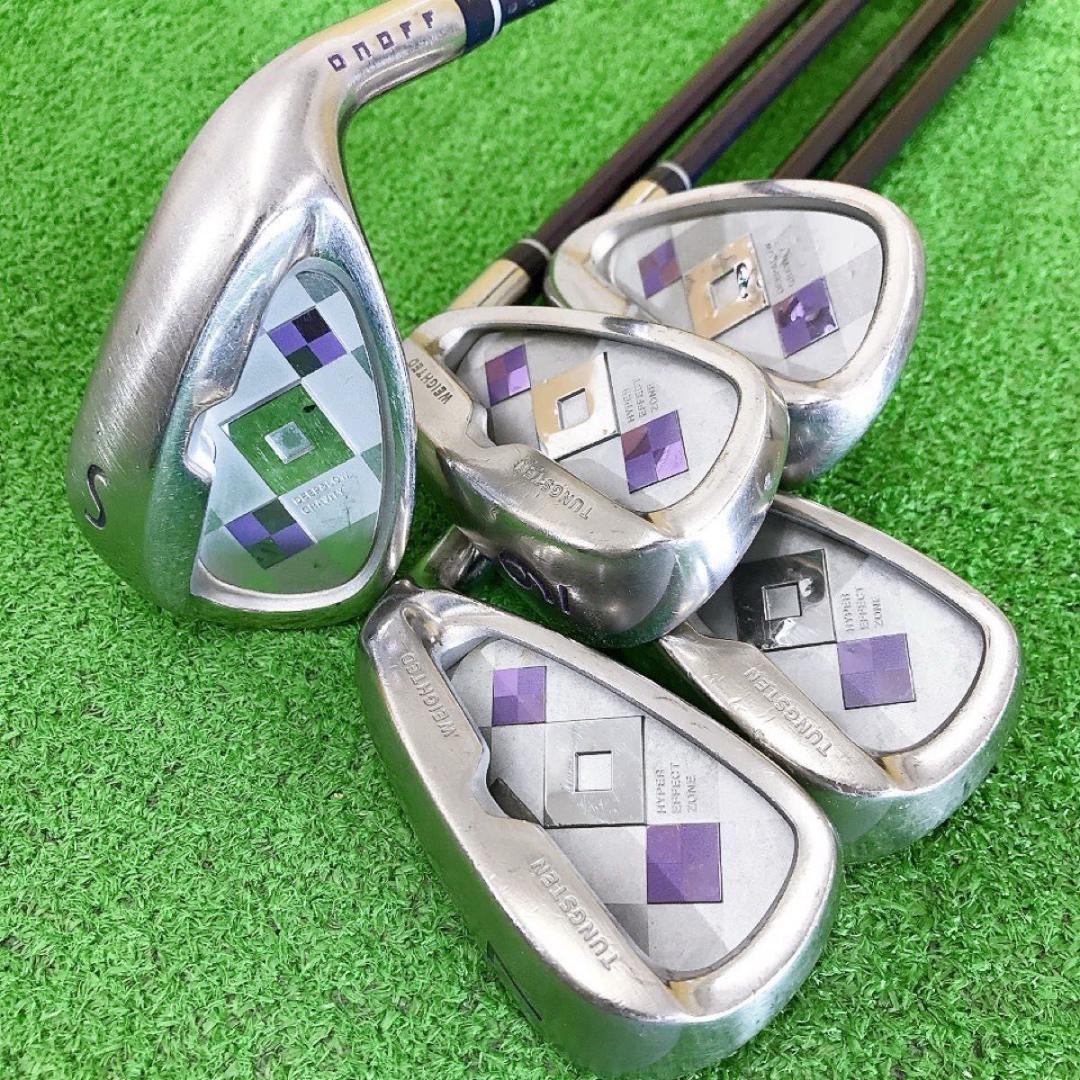 ツ08★オノフ5本レディースアイアンセット LP-414I ONOFF LADY