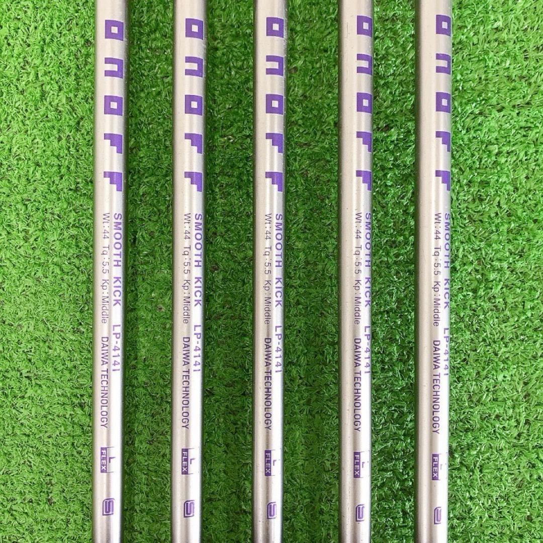 ツ08★オノフ5本レディースアイアンセット LP-414I ONOFF LADY
