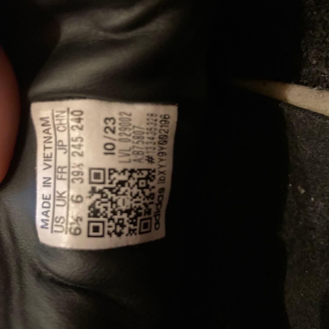 アディダス　サンバ　adidas samba 24.5cm 黒　ブラック