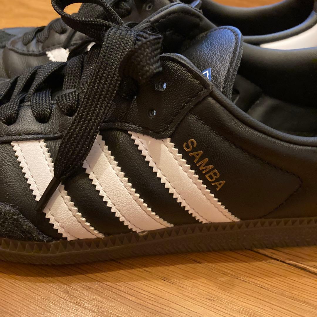 アディダス　サンバ　adidas samba 24.5cm 黒　ブラック