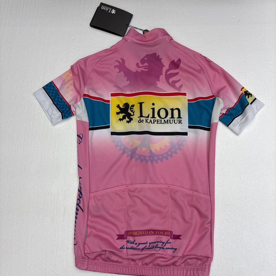 【新品】Lion de Kapelmuur ピンク サイクルジャージ M
