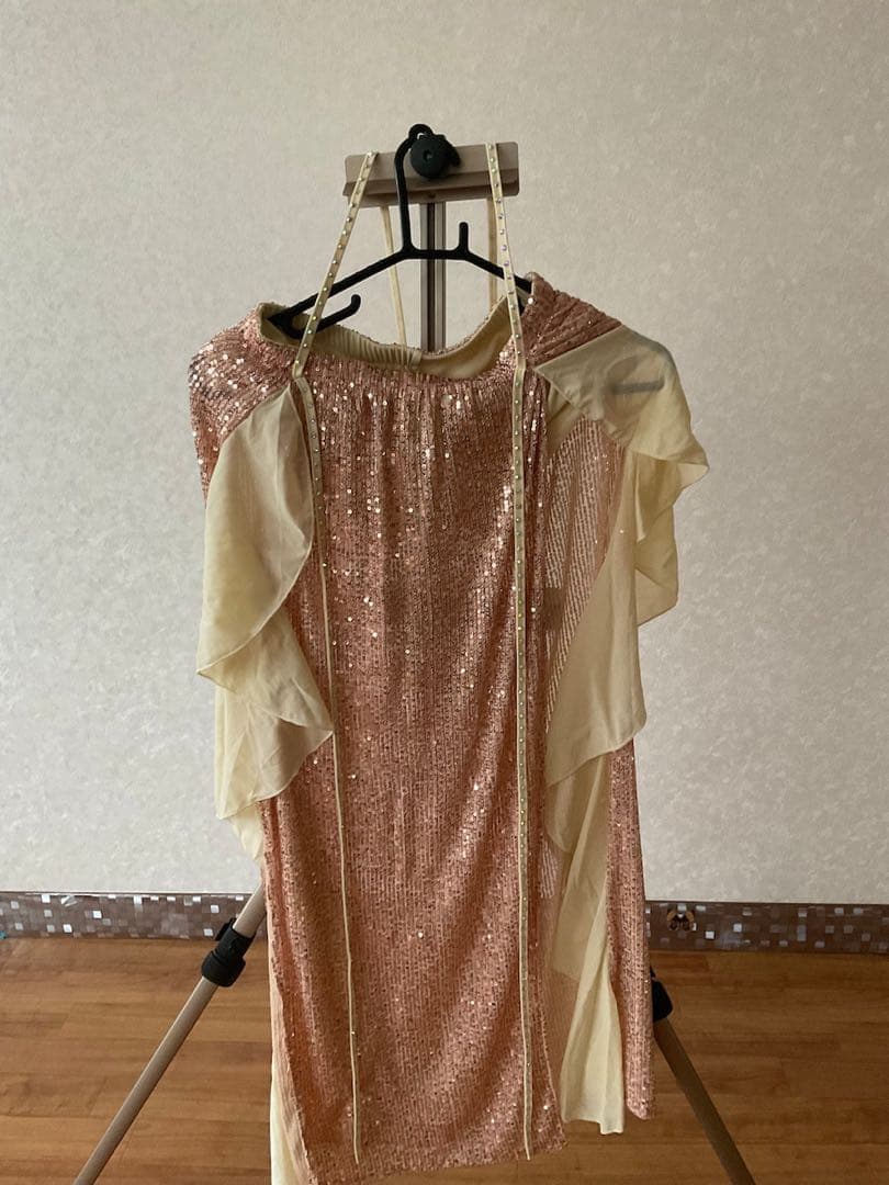 XLサイズ ベリーダンス セットアップ スパンコール