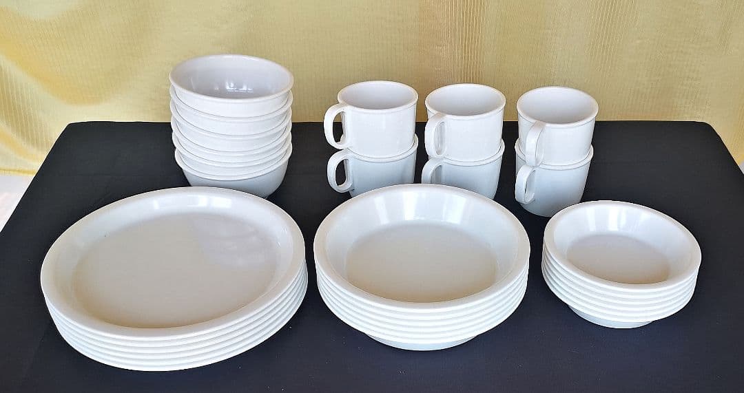 ♥️キャンプ用品♥️メラミン製食器 ５種類 各６枚 セット