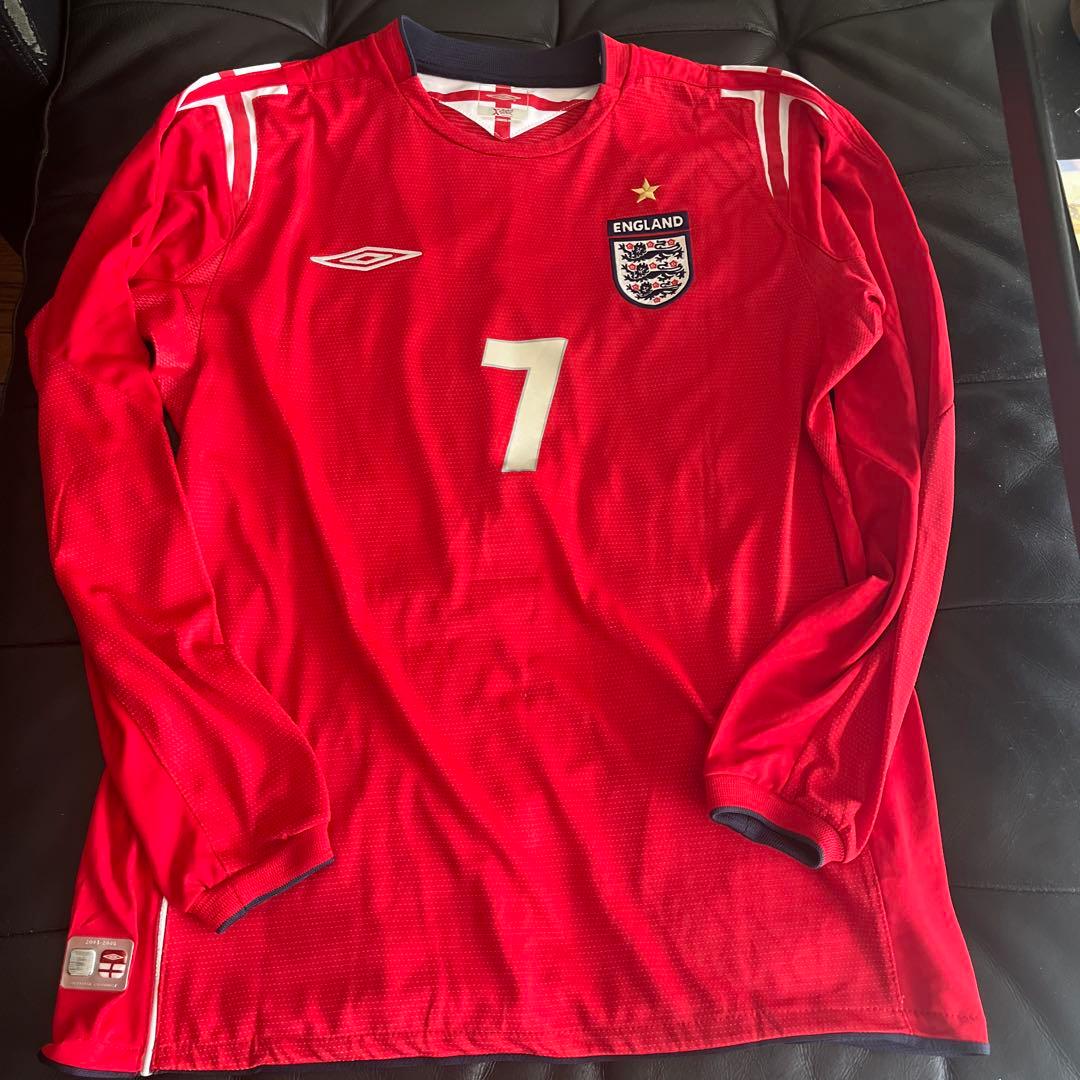 ベッカム　ユニホーム　イングランド代表 7番 長袖　M カッコイイ♪