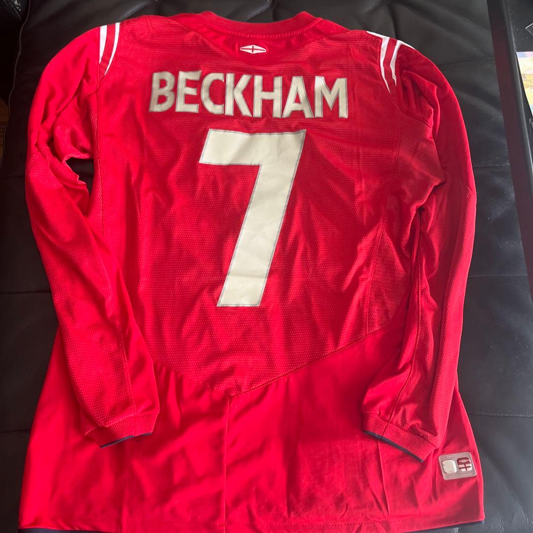 ベッカム　ユニホーム　イングランド代表 7番 長袖　M カッコイイ♪