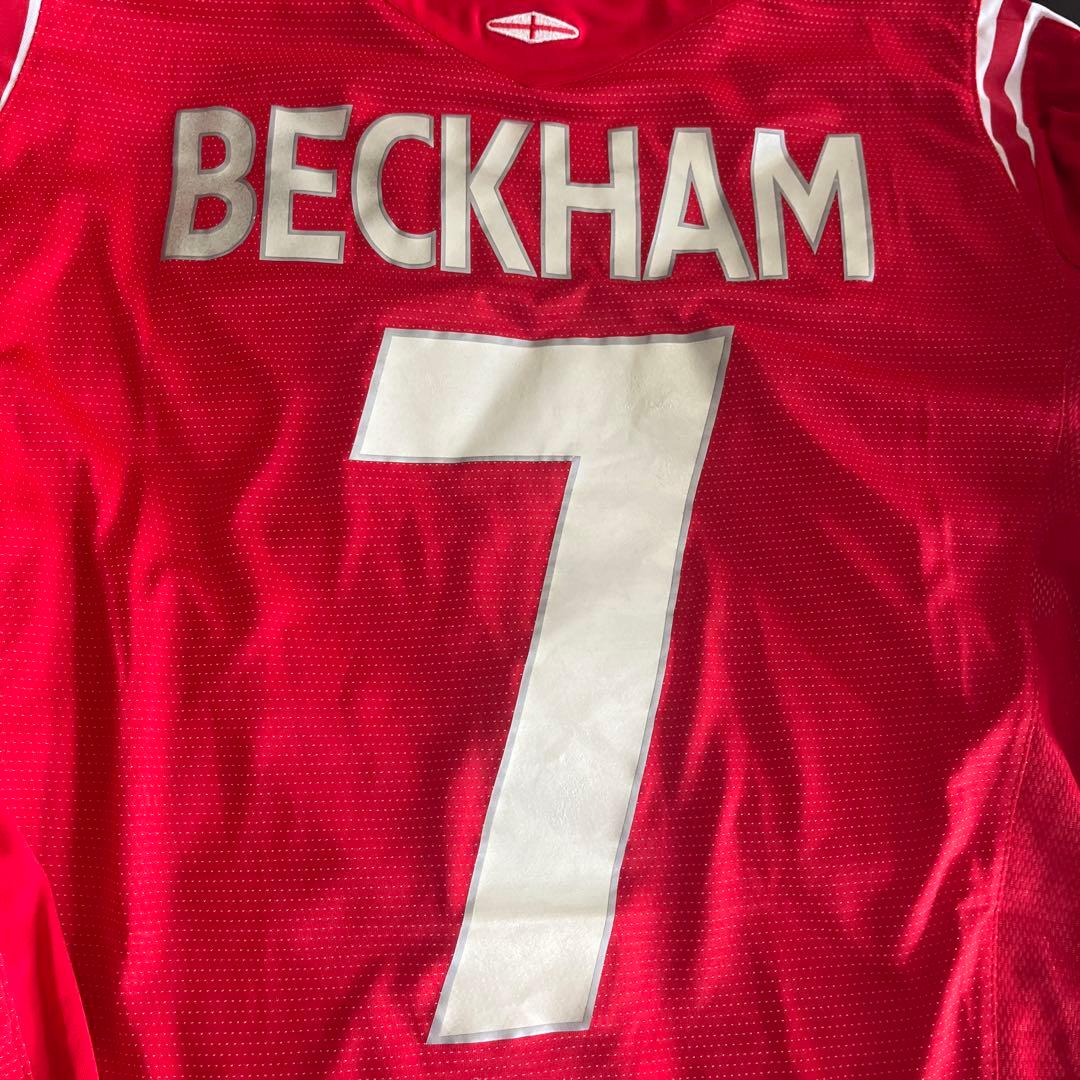 ベッカム　ユニホーム　イングランド代表 7番 長袖　M カッコイイ♪