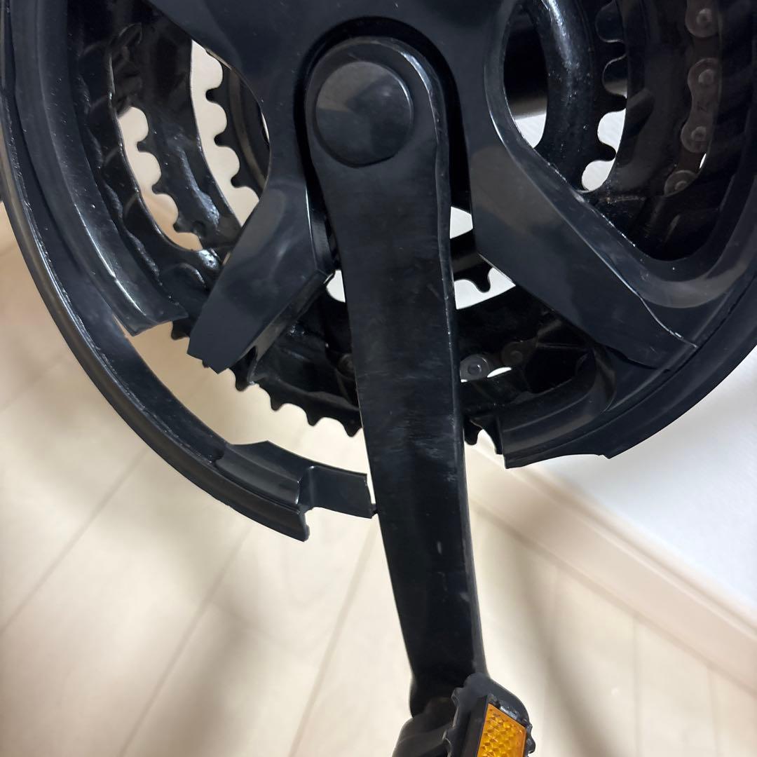 ブラック アルミロードバイク 700Cロードバイククロスバイク引き取り限定