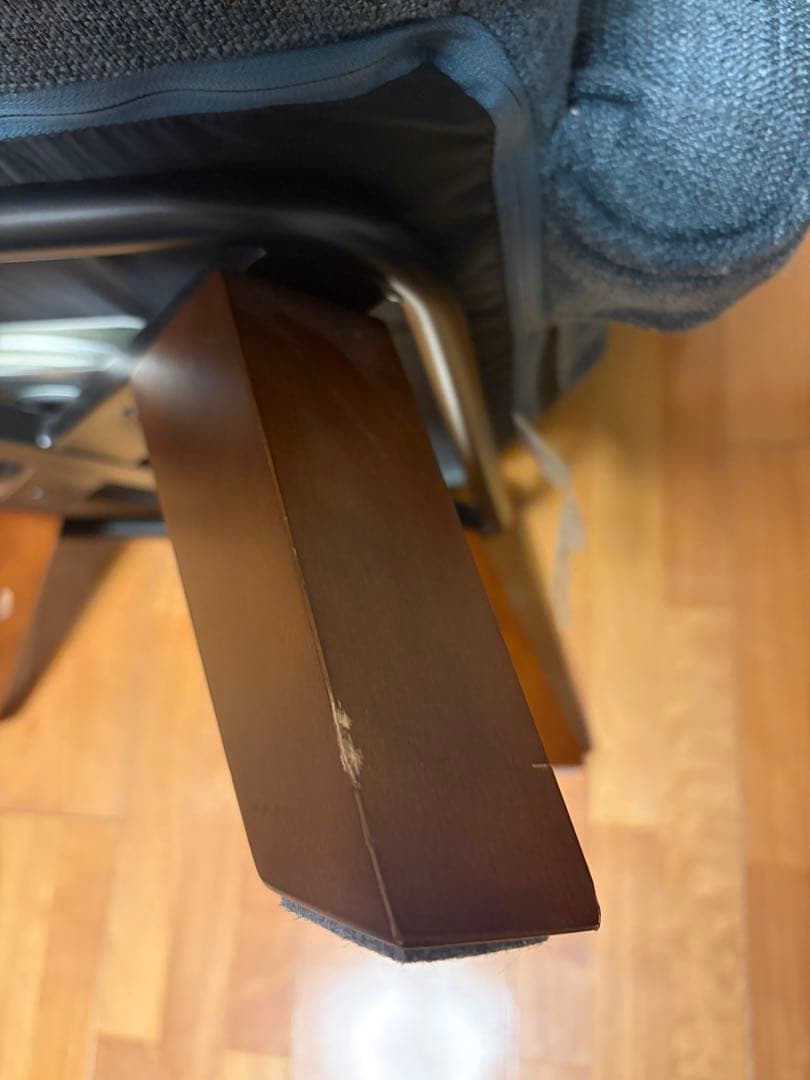 腰の神様がくれた中座椅子 明光ホームテック 座椅子生活 リクライニング ブルー