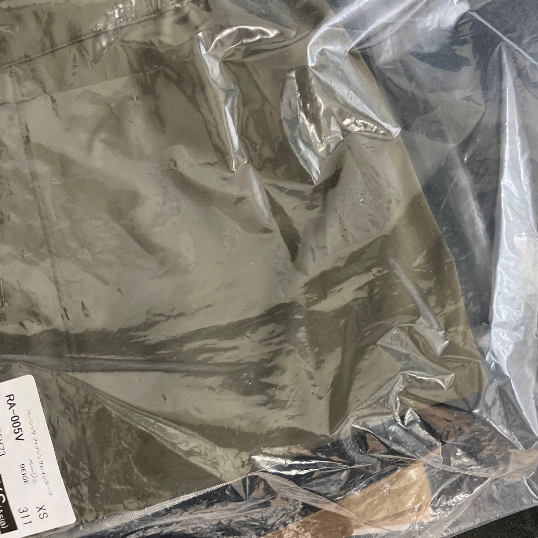 シマノ　ベーシックフィッシングレインスーツ　STRA-005V ベージュ　XS