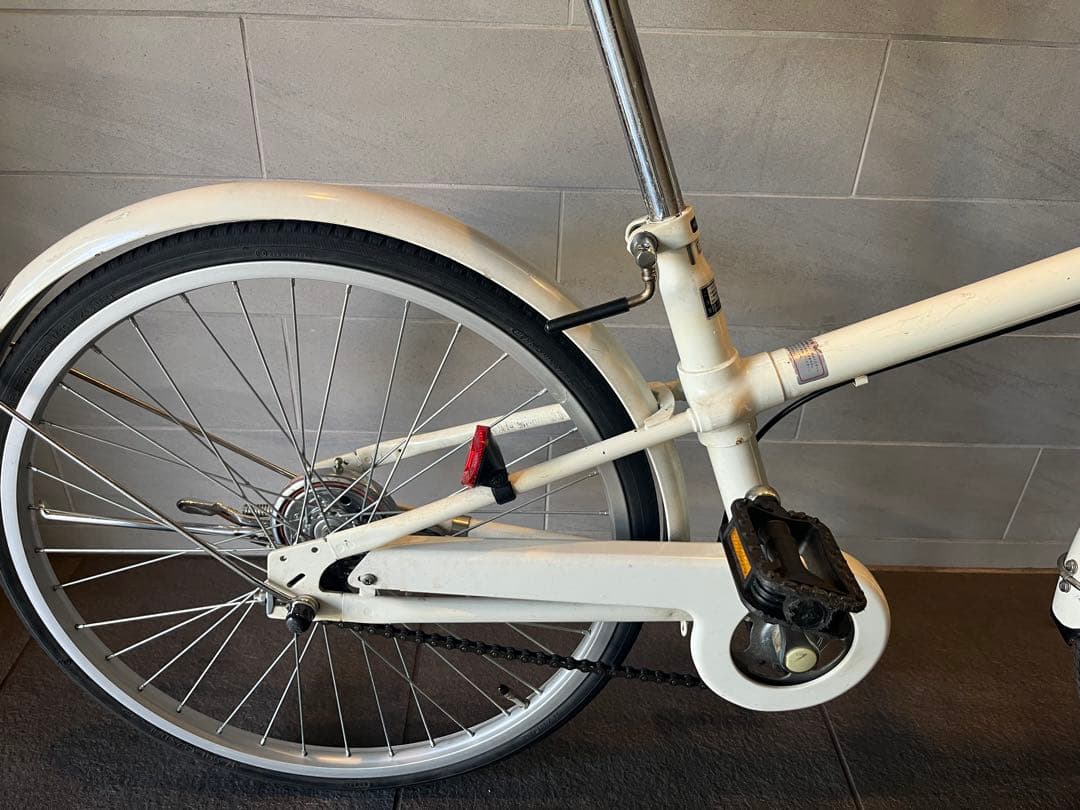 【東京近郊受渡し希望】22インチ自転車　オートライト シングルギア 前カゴ付き