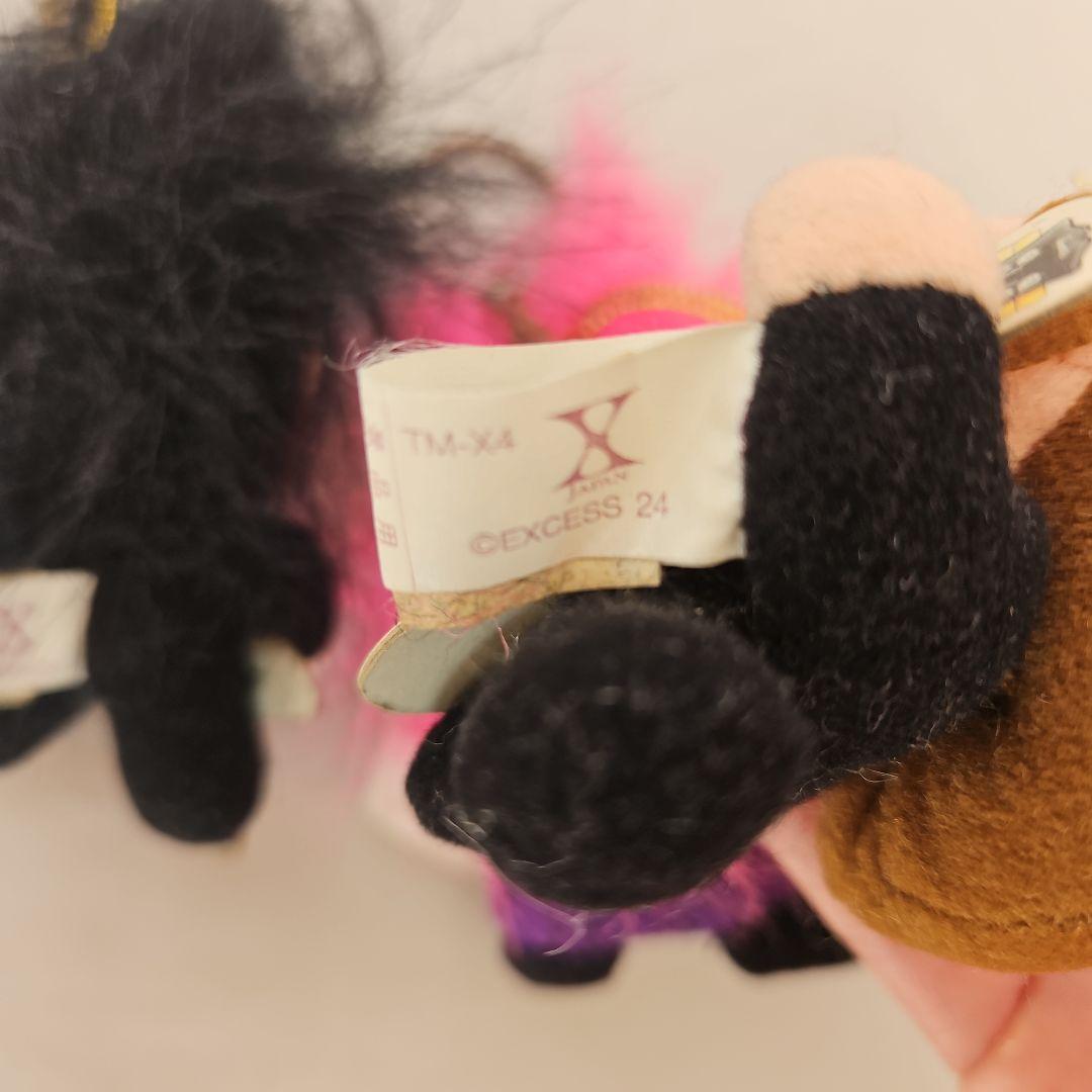 希少 HEATH hide　PATA ギター付 ぬいぐるみキーホルダー