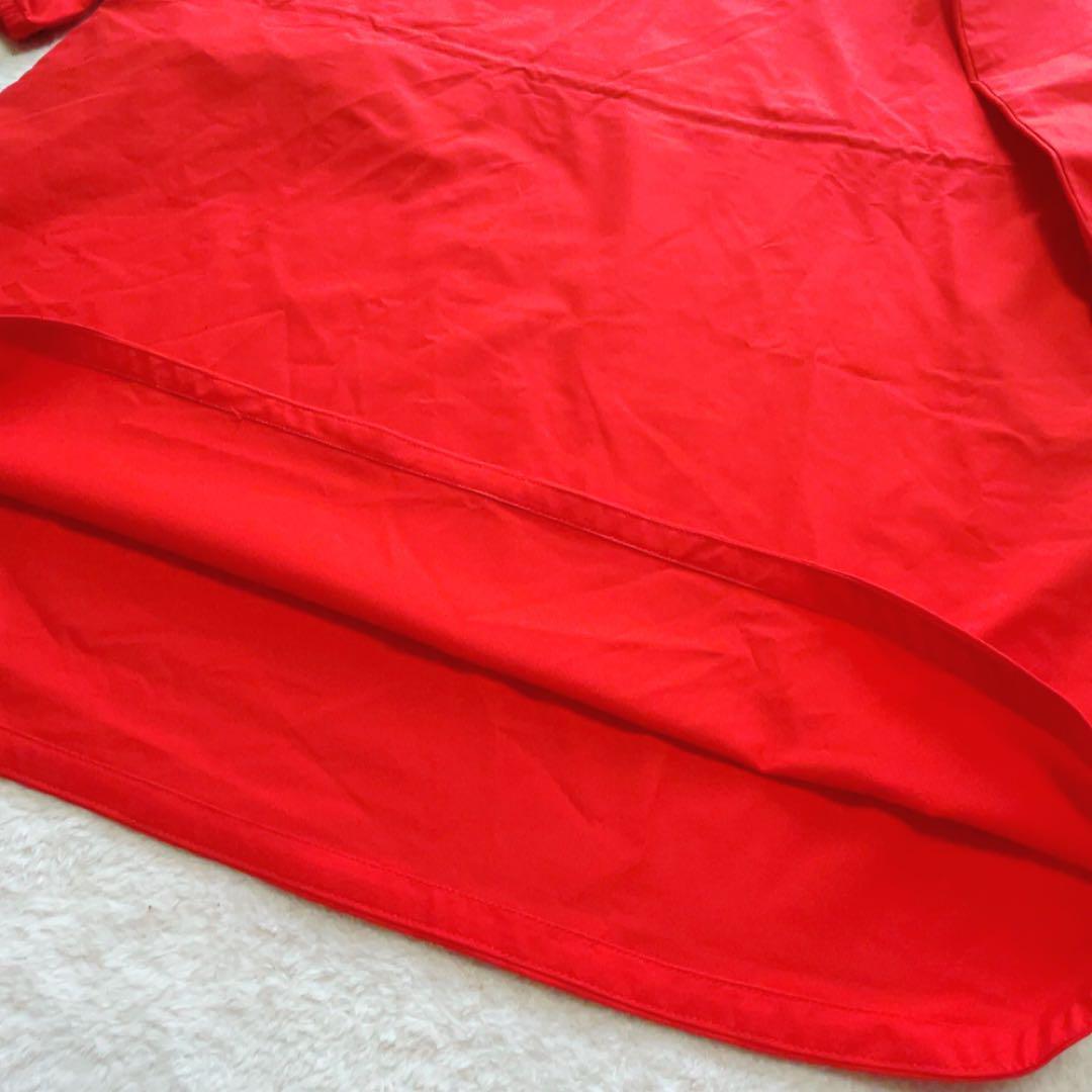 極美品　2023　ビームスゴルフ　撥水 カラー ワンピース　レッド レイン　M