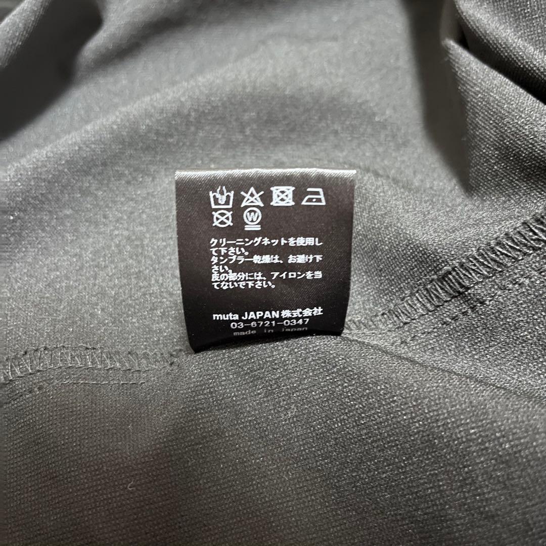 ACANTHUS × muta MARINE ストレッチコーチジャケット 黒