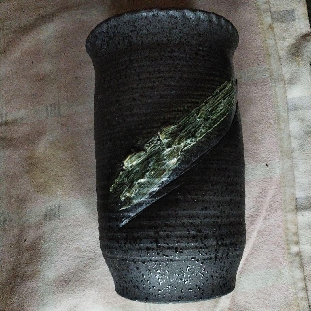 信楽焼　傘立て　展示品　高さ約45cm