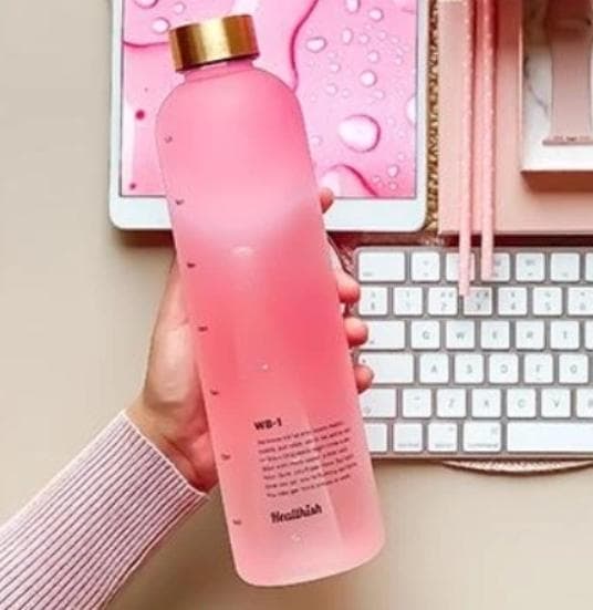 【Healthish　ヘルシッシュ】１Lドリンクボトル メモリ付 ２本セット