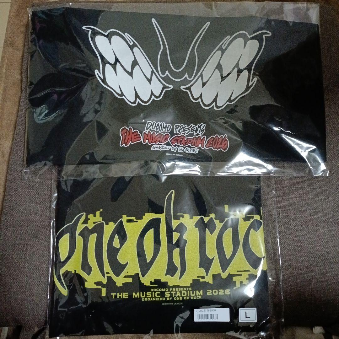 ONE OK ROCK Tシャツ Lサイズ 黒＆トートバッグセット