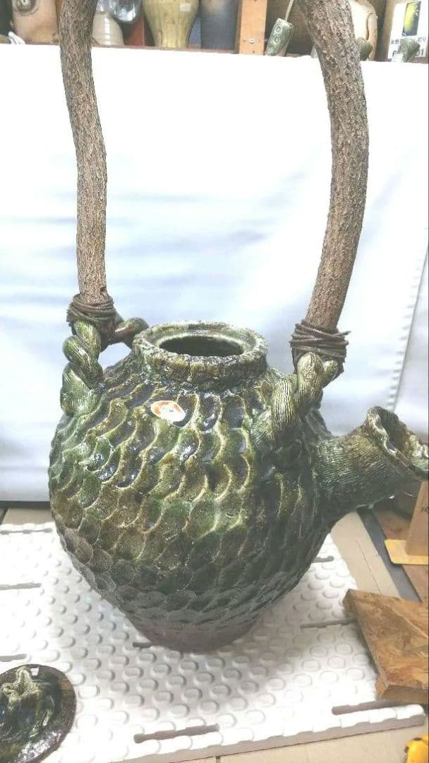 信楽焼 手づくり飾り土瓶