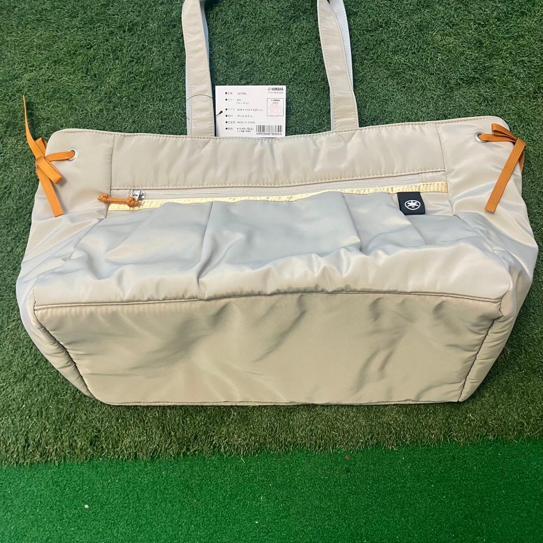 新品　ヤマハ　YAMAHA ゴルフ　トートバッグ　ベージュ