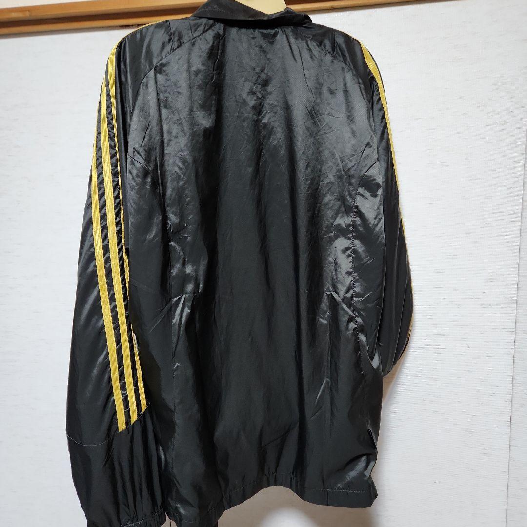未使用　adidas CU805 ウィンドブレーカー上下 O 黒/黄色