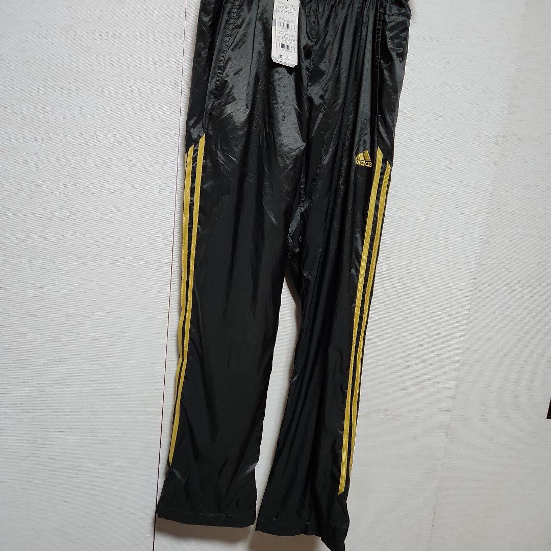 未使用　adidas CU805 ウィンドブレーカー上下 O 黒/黄色